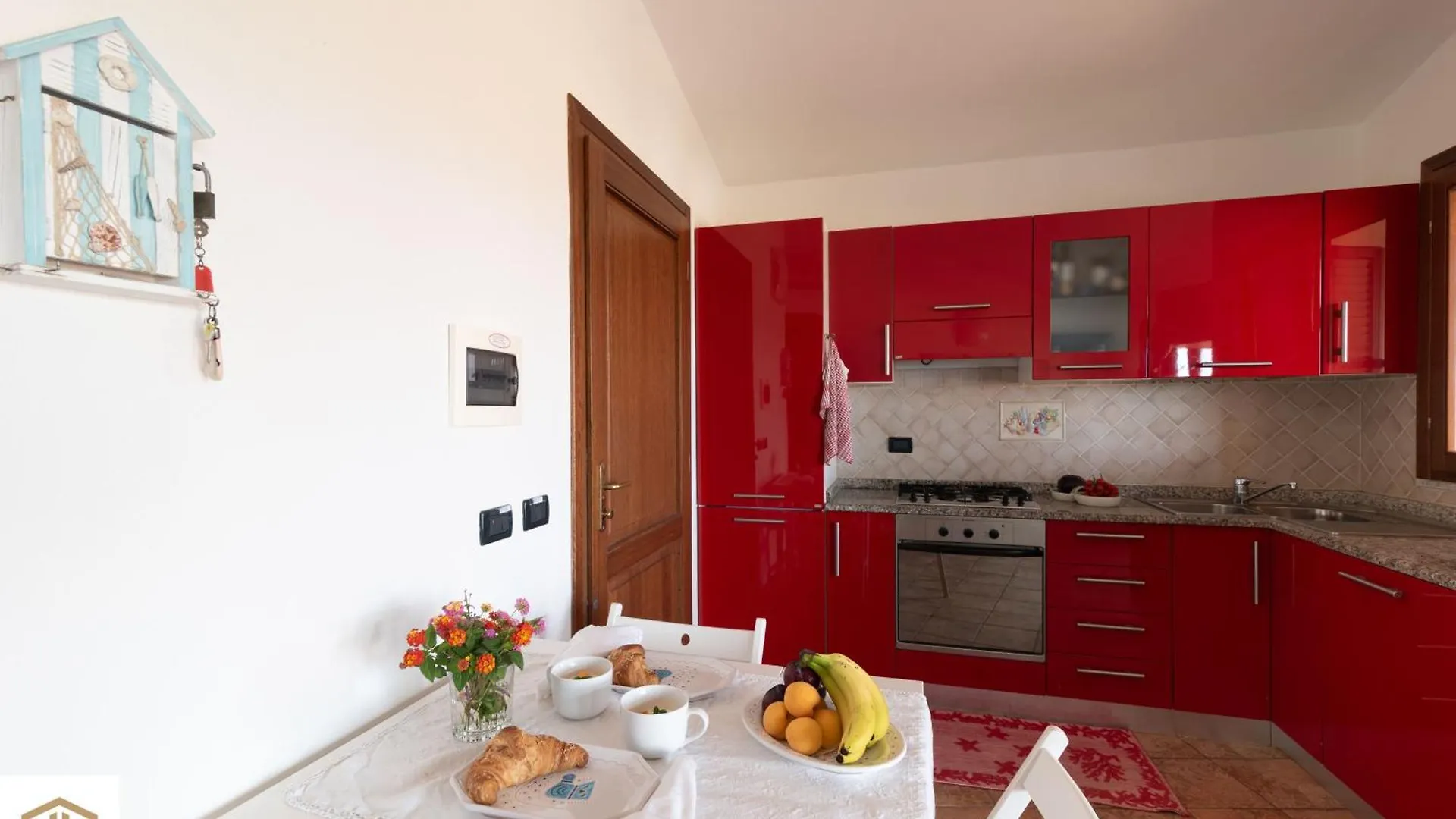 펜션 Villa Pietra Rossa, La Veranda 타나우넬라
